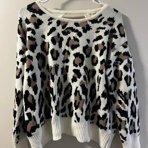 Open Back Sweater- off the shoulder